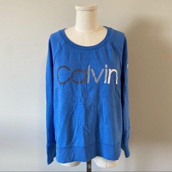 Calvin Klein Performance Pullover Crew Neck Sweatshirt - Picture 2 of 12